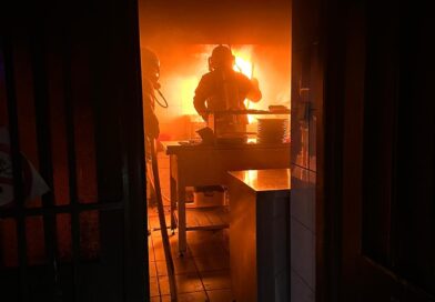 Požár restaurace Bořitov 7. 11. 2023