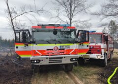 Požár lesa u Doubravice nad Svitavou 11. 4. 2026